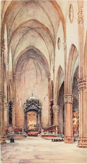 INTERIOR OF S. PETRONIO, BOLOGNA