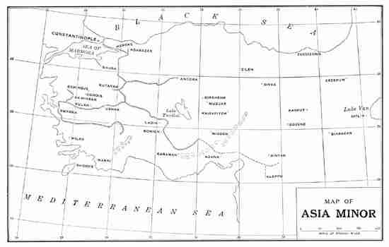 MAP OF ASIA MINOR