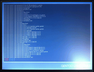 Gentoo screenshot